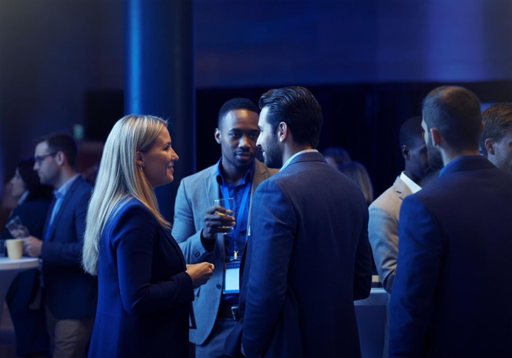 What should you do during the business conference itself